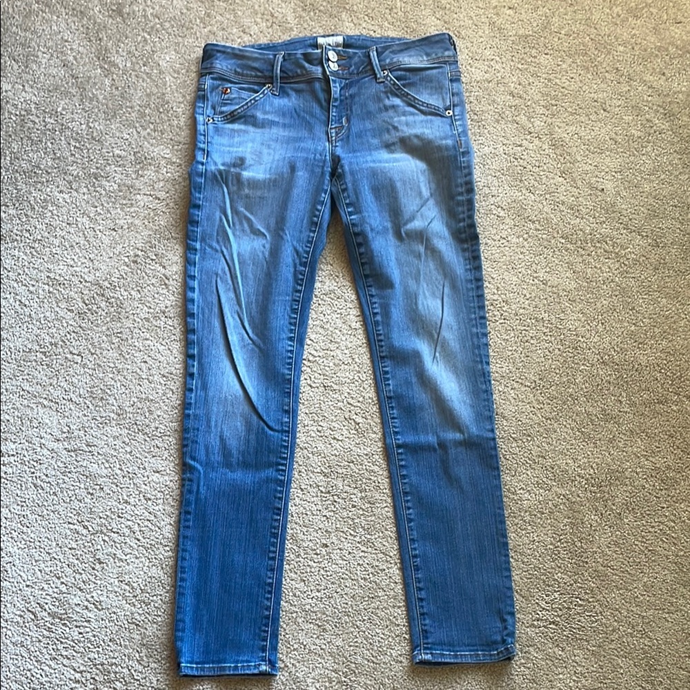 Hudson Nicole ankle skinny jeans, size 27